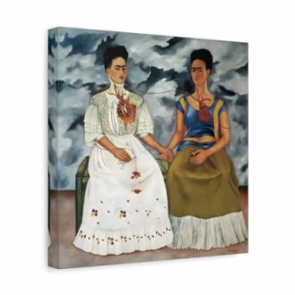 Frida Kahlo Two Fridas Canvas Wall Art Print