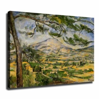 Montagne Sainte-Victoire 1887 by Paul Cezanne Poster