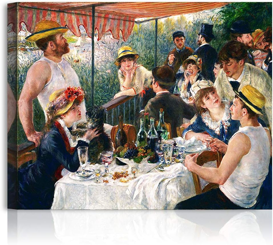 Luncheon of the Boating Party Canvas