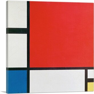 Composition with Red, Blue, and Yellow