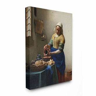 Vermeer The Milkmaid Canvas Wall Art